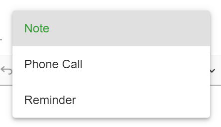 Timeline - Log Activity - drop down options.png