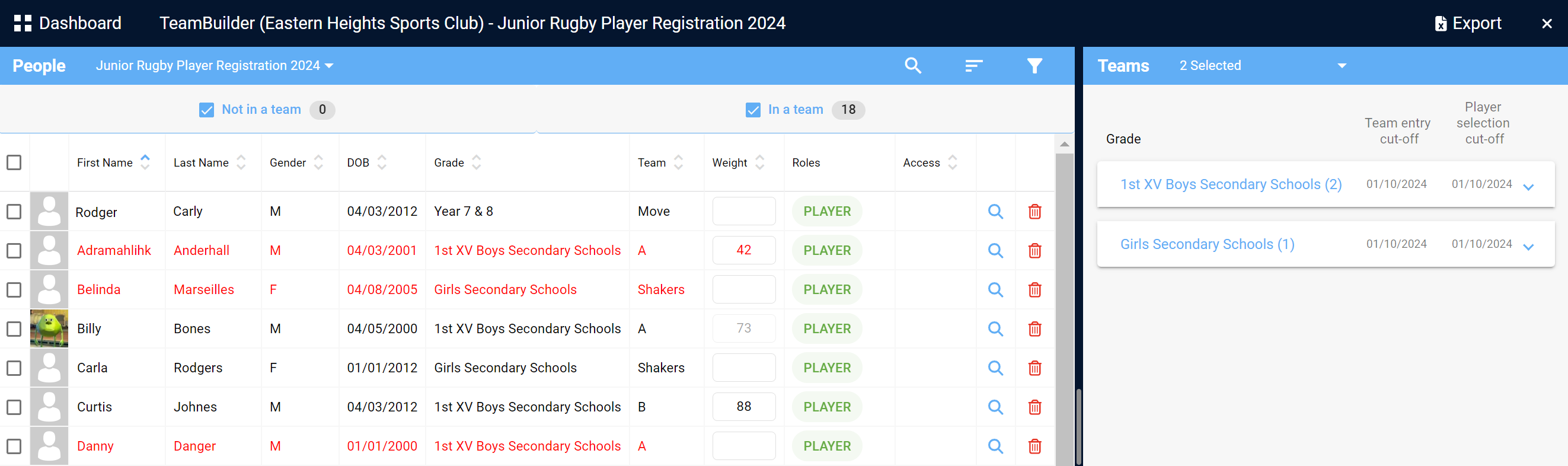 TeamBuilder 2 (Blue) - Creating & Editing a Team – Sporty Online ...