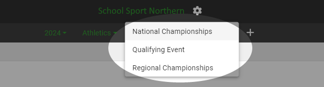 Competitions that appear are filtered by the selected folderx.png