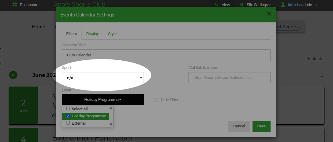 calendar set with attendance form - sport.png