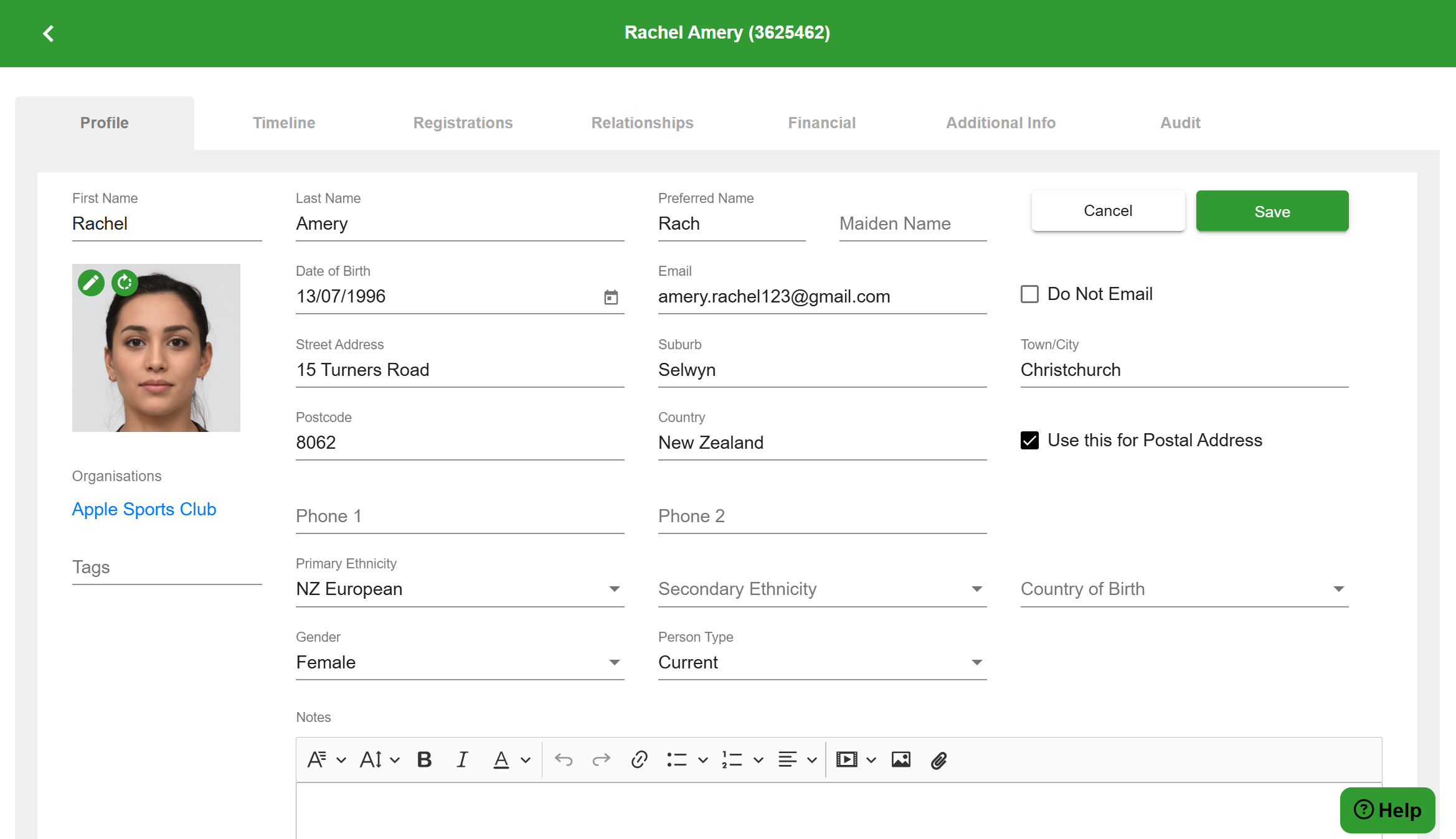 Amery Rachel editing profile fields.png