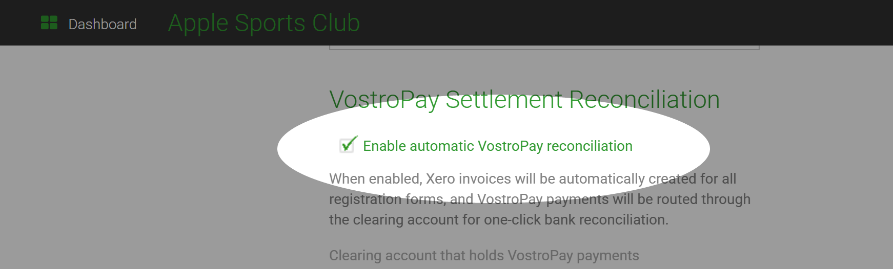 VostroPay Settlement Reconciliation - Sporty Settings once enabledx.png